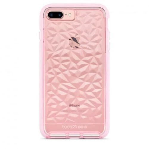 tech21 Evo Gem Case Fitted Back Cover for iPhone 7 Plus / iPhone 8 Plus Pink - Image 1 of 1