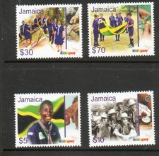 JAMAICA 2007 SCOUTS CENTENARY SET UM/MNH
