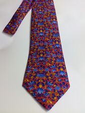New 100% Silk Tie Flowers Made in England Perfect Gift RRP £12.95