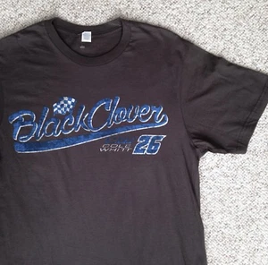 BLACK CLOVER COLE WHITT #26 T-SHIRT dunkelgrau blau Nascar Driver HERREN MEDIUM NEU - Bild 1 von 6