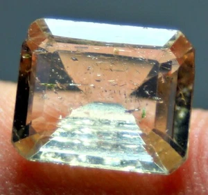 4,0 Kt Gold Topas Smaragdschliff Lose Edelstein für Ringe Skardu Pakistan - Bild 1 von 10