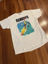 Ramones Punk T-shirt Surfer Bird Hey Ho Lets Go Vintage Dee Dee Joey NYC