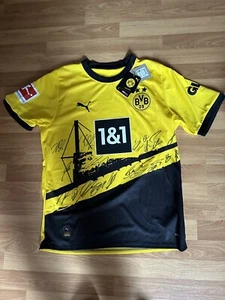 Originalsigniertes Trikot Borussia BVB 09 Dortmund Autogramme Unterschriften - Bild 1 von 16