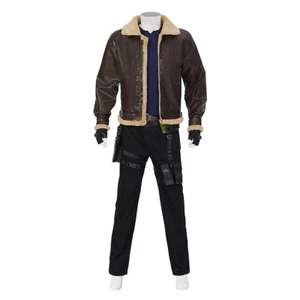 Resident Evil 4 Remake Leon Only Jacket Outfits Halloween Cosplay Costume - Picture 1 of 8