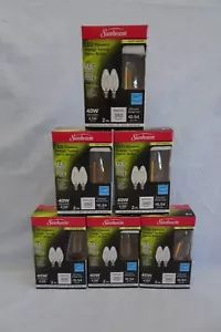 6 NIB Sunbeam LED Soft White HD Light 40w 4.5w 350 Lumens Dimmable 12 Bulbs - Picture 1 of 7