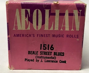 Aeolian Player Piano Word Roll 1516 Beale Street Blues (Instrumental) - Picture 1 of 4