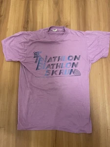 Vintage Laufshirt Single Stitch 1985 T-Shirt Greeley Colorado 5k ultra dünn  - Bild 1 von 3