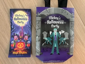 2025 Disney Parks Mickey’s Not So Scary Halloween Party Leckerli Tasche + Karte Neu - Bild 1 von 2