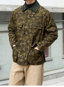 Men's Multi-Functional Hunting Jacket Multi-pockets Rainforest camouflage Coat - Picture 1 of 30
