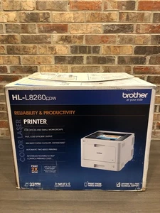 Imprimante laser couleur sans fil BROTHER HL-L8260CDW neuve boîte ouverte - Photo 1/9