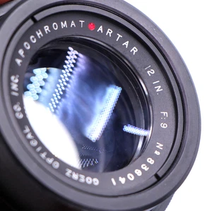 Goerz Apochromat Artar 12 Zoll f9 12 Zoll 🔴Rotpunkt Großformat Objektiv kostenloser US-Versand - Bild 1 von 18