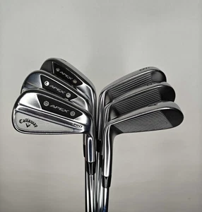 Callaway Apex Pro '24 Irons 6-PW,AW RH Dynamic Gold MID 115 Stiff Flex Used - Picture 1 of 9