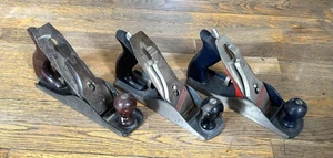 Vintage Wood Plane Lot Of 3 - Stanley - Picture 1 of 2