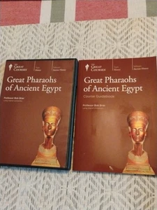 The Great Courses: Great Pharoahs of Ancient Egypt - 2 DVDs & Guidebook 2004 - Foto 1 di 1