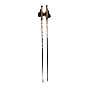 Excel Tundra Nordic Walking Stöcke schwarz verstellbare Handschlaufen 115 cm - Bild 1 von 10