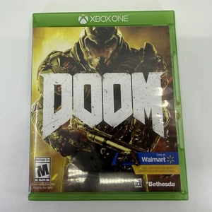 Doom Xbox One CIB testato Microsoft Walmart completo - Foto 1 di 5