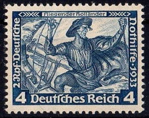 Deutsches Reich, Mi. Nr. 500 B Wagner fliegender Hollände MNH postfrisch Luxus. - Bild 1 von 1