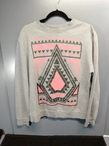 Volcom Men's Iconic Stone Crew Sweatshirt Gray Size Small - Picture 1 of 7