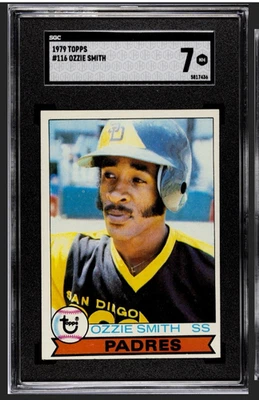 OZZIE SMITH SAN DIEGO PADRES ROOKIE #116 1979 TOPPS VINTAGE  SGC 7 NM - Image 1 of 3