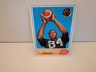 ART POWELL 1968 Vintage CARD Topps #71 BUFFALO BILLS Oakland Raiders Sharp EX+ - Image 1 of 2