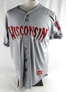 Camiseta deportiva gris usada de Wisconsin Timber Rattlers #16 44 285 - Imagen 1 de 6
