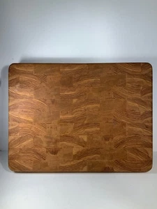 Vintage handgefertigtes schweres Holz Schneidebrett 17 Zoll - Bild 1 von 9