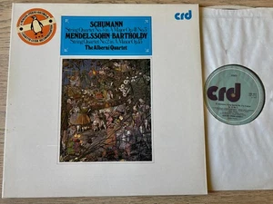 CRD 1017 SCHUMANN MENDELSSOHN QUARTETS LP ALBERNI 1975 EX++ PENGUIN REC. ENGLAND - Picture 1 of 3