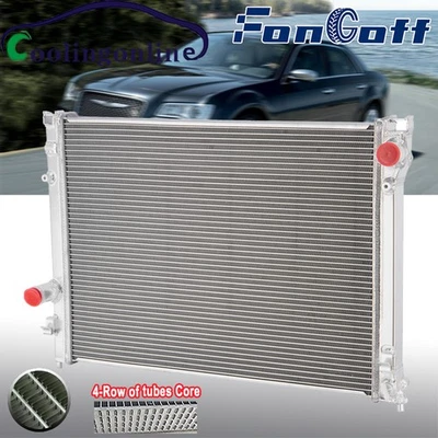 4Row Aluminum Radiator Fits 2009-2018 Dodge Challenger Chrysler 300 3.6/5.7L V8 Foto 1 de 4