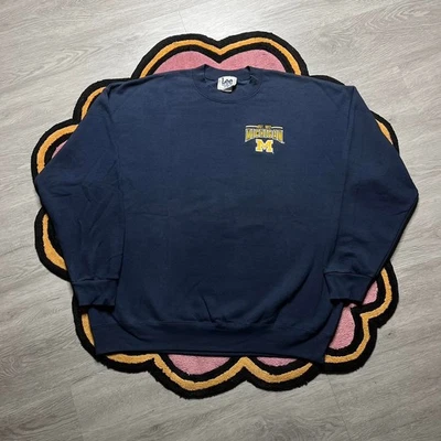 Sudadera vintage Y2K University of Michigan Wolverines bordada NCAA 2XL Foto 1 de 4