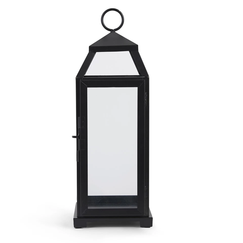 Zingz & Thingz Traditional Black Candle Lanterns, Decorative Light Home Decor, - Image 1 of 4