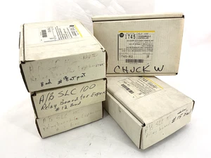 Lot of 5 Allen Bradley 1745-R1/R2 Ser B SLC 100 Program Control -Has Bad Outputs - Picture 1 of 19