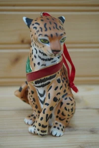Lynn Chase Jaguar Jungle 2001 Ornament, SIGNED    (#5) (S11) - Picture 1 of 8