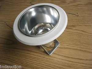 Halo 5" Compact Fluorescent Reflector Trim - White with Clear Specular Reflector - Picture 1 of 4