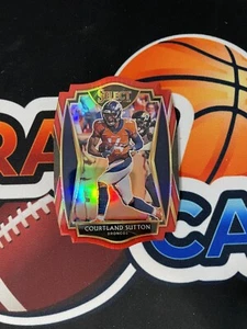 2020 Select Courtland Sutton Red Premier Level Die Cut Prizm #139 Broncos - Bild 1 von 2