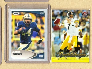 Ben Roethlisberger-2007 Ultra+James Conner 2017Silver Rookie-Steelers-2 Card Lot - Picture 1 of 1