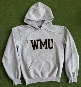 Sudadera con Capucha Vintage Champion Gris con Logo WMU Bordado Sudadera con Capucha - Imagen 1 de 5