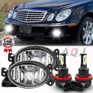 Par de luces antiniebla de parachoques de lentes transparentes 2007-2008 para Mercedes Benz - Imagen 1 de 16