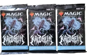 3 - (three) Magic The Gathering Kaldheim Collector Booster - Picture 1 of 2