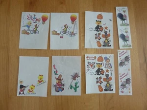 VINTAGE LOT SUZY'S ZOO STICKERS HALLOWEEN EVERYDAY TEACHERS - Picture 1 of 7