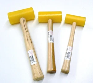 Plastic Mallets Non Marring Garland USA Set-3 Sizes Leather Craft Jewelry Hammer - Picture 1 of 9