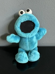 Vintage TICKLE ME COOKIE MONSTER Sesame Street TYCO Plush Laugh Vibrate Tested - Picture 1 of 6