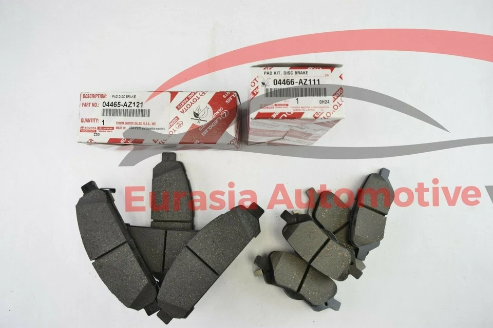 Juegos de pastillas de freno delanteras y traseras originales de fábrica Toyota Venza 2009-2016  Foto 1 de 1