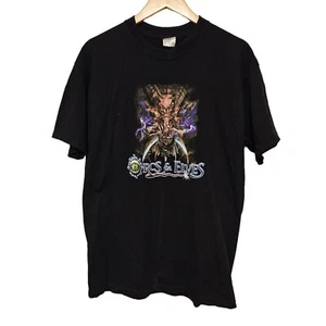 Vintage Nintendo Orks & Elfen Videospiel Promo T-Shirt ID Software Doom Quake L - Bild 1 von 6