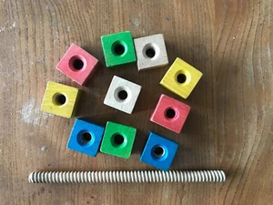 Vintage wooden screw thread challenge toy - Picture 1 of 2