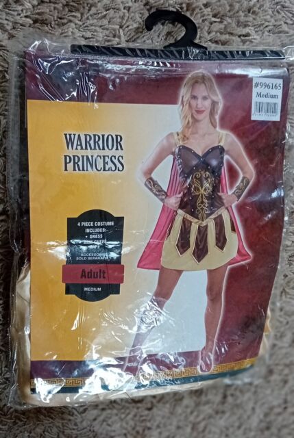 Vestido De Fantasia Feminino Viking Warrior Princess Tamanho