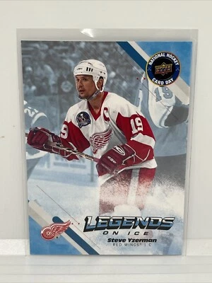 Detroit Red Wings - Steve Yzerman 2023 National Hockey Card Day - Legends On Ice - Image 1 of 2