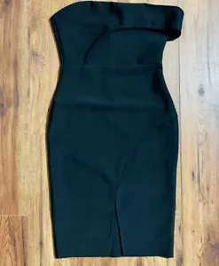 Little Black Dress Cocktail Stretch Polyester Spandex Dress Slimming Effect Sz 0 - Picture 1 of 3
