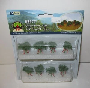 JTT O Scale Strawberry, 8/pk 3/4" Height #95577 NIP - Picture 1 of 1