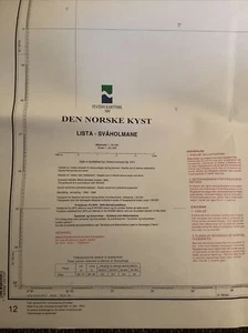 Seekarte Norwegen Nr. 12 - Bild 1 von 3