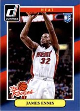 2014-15 Panini Donruss James Ennis RC Miami Heat #27 The Rookies
